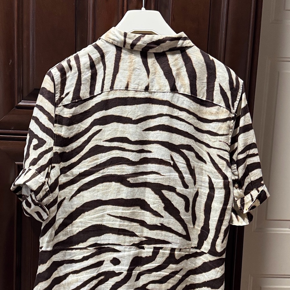 Ralph Lauren Zebra Print Size 12 Dress - Picture 5 of 6